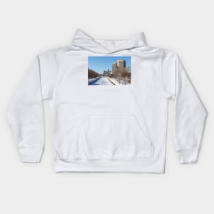 Ottawa's Rideau Canal in winter Kids Hoodie